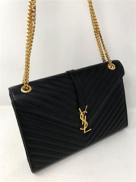 ysl black mini purse|YSL purse all black.